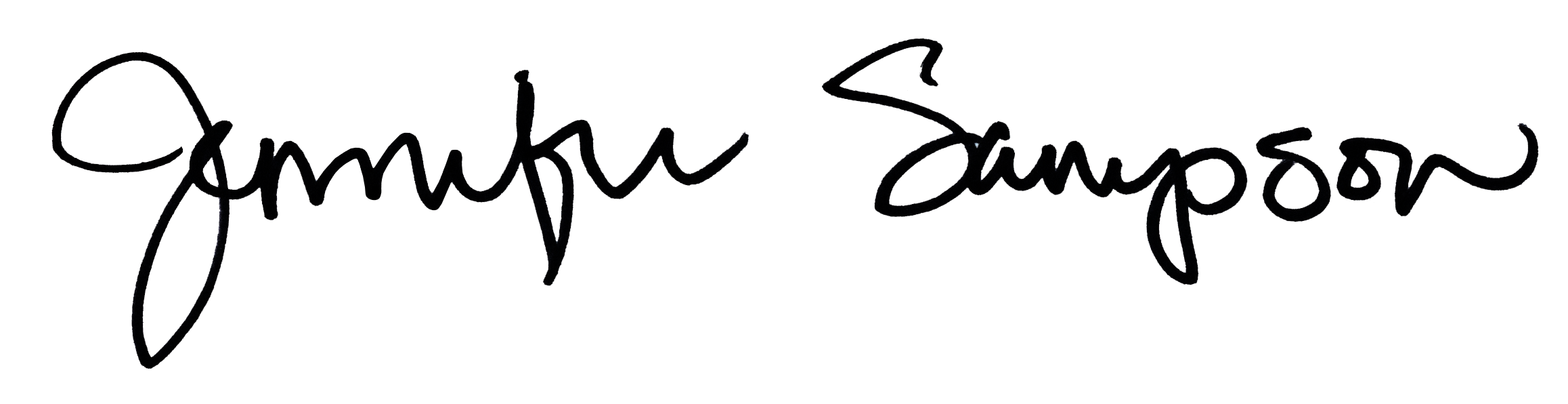 Jennifer Sampson signature