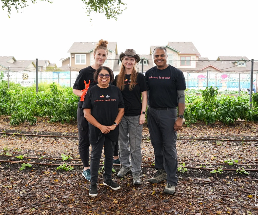 PepsiCo volunteers at a community garden