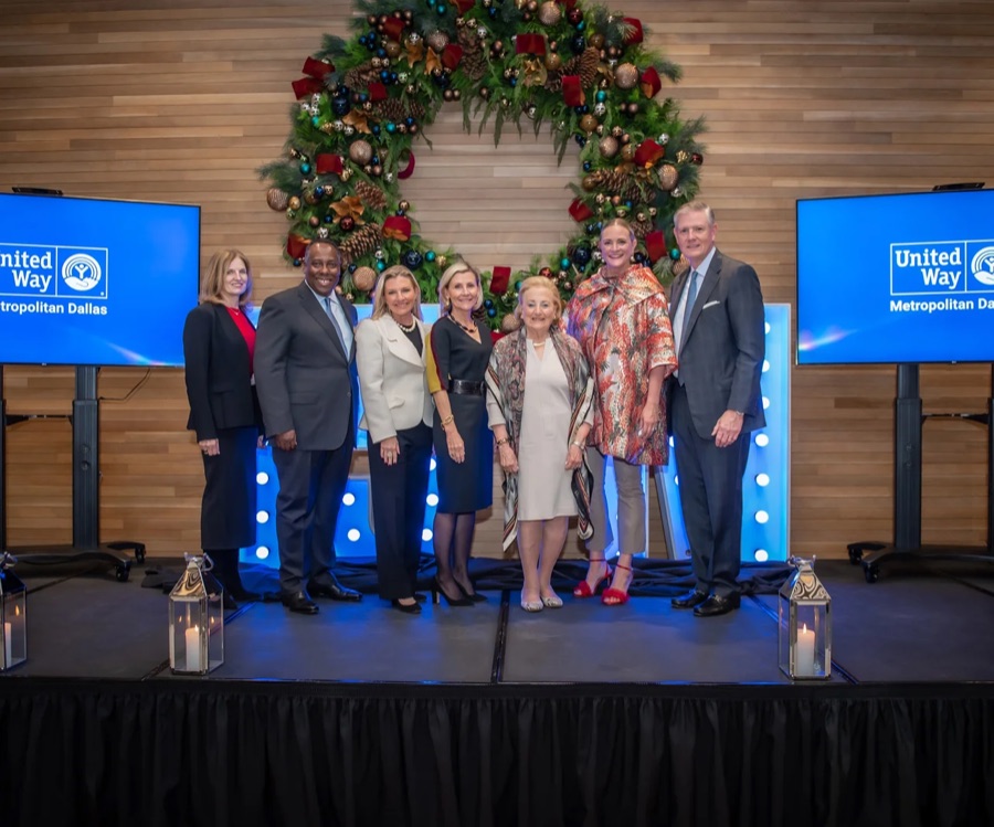 Perot Foundation representatives at a United Way event
